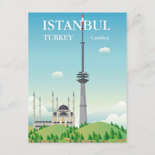 Carte Postale Tour Camlica   Istanbul, Turquie