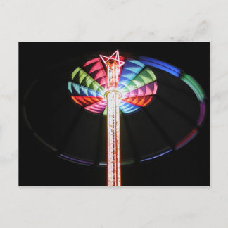 Carte Postale Tour-chairoplane de nuit