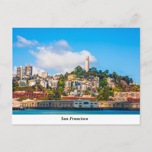 Carte postale Tour Coit (Devant)