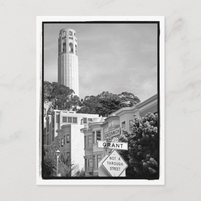 Carte postale Tour Coit (Devant)