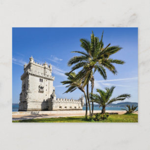 Carte Postale Tour de Belém, Lisbonne, Portugal