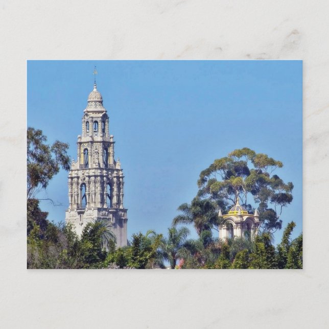 Carte Postale Tour De Californie Dans Balboa Park San Diego (Devant)