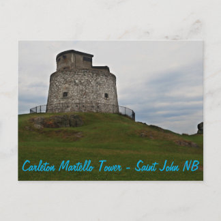 Carte Postale Tour de Carleton Martello - St John NOTA:
