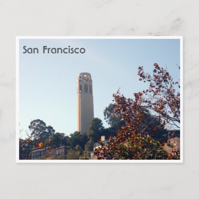 Carte Postale tour de coit (Devant)