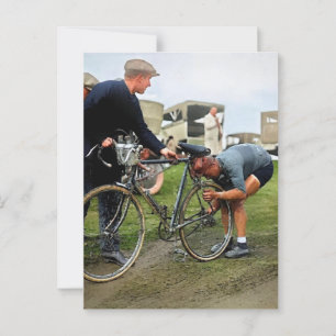 Carte Postale Tour de France 1928 Raymond Decorte Color Redux