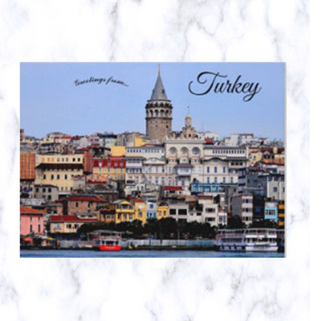 Carte Postale Tour de Galata à Istanbul Turquie (Créateur téléchargé)