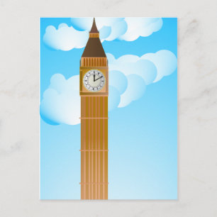 Carte Postale Tour de l'horloge et Big Ben