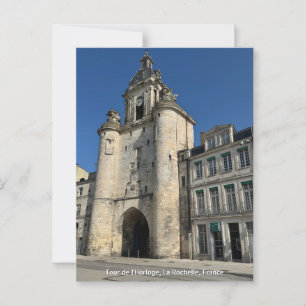 Carte Postale Tour de l'Horloge, La Rochelle, France