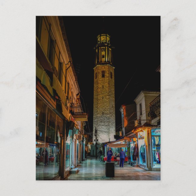 Carte Postale Tour de l'horloge, Prilep, Macédoine (Devant)