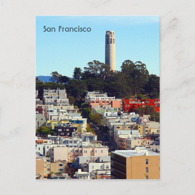 Carte Postale tour de san francisco (Devant)
