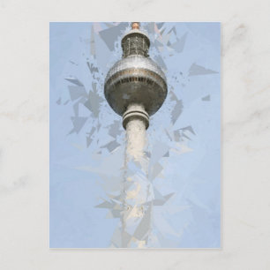 Carte Postale Tour de télévision de Berlin