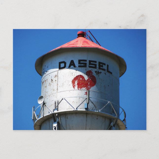 Carte Postale Tour d'eau de Dassel (Devant)