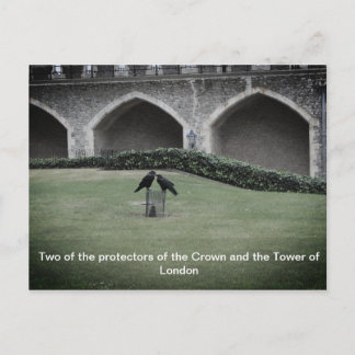 Carte Postale Tour des Ravens de Londres