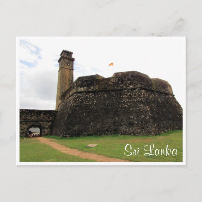 Carte Postale tour du fort de galle (Devant)