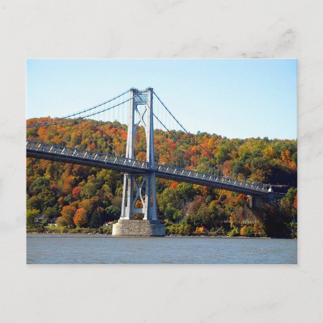 Carte Postale Tour du pont à l'automne (Devant)