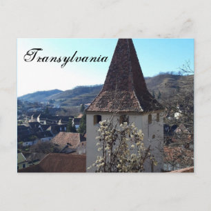 Carte Postale Tour du village pittoresque Transylvanie