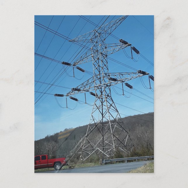 Carte Postale Tour d'utilitaire (Devant)