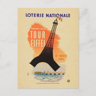 Carte Postale Tour Eiffel