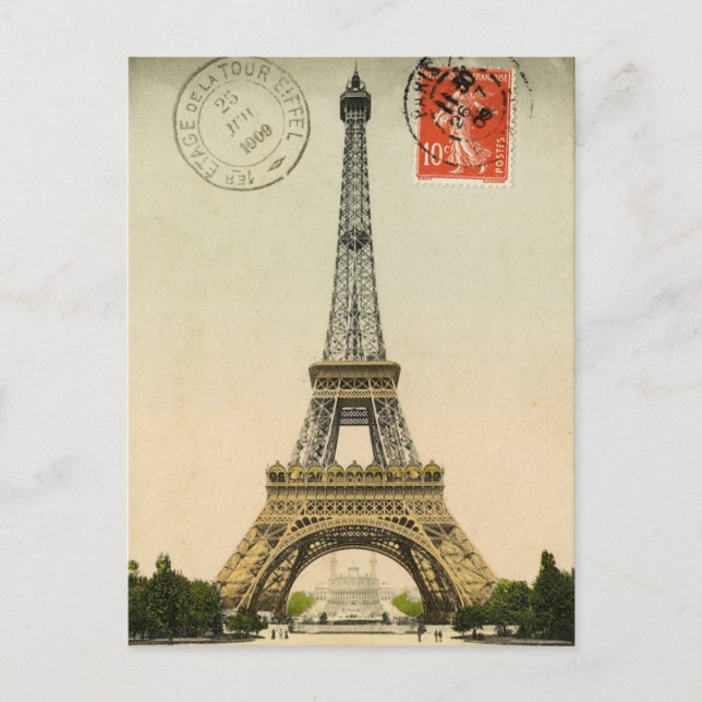 Carte Postale Tour Eiffel (Devant)