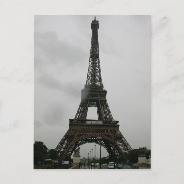 Carte postale Tour Eiffel (Devant)