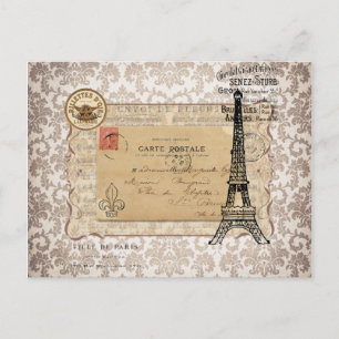 Carte Postale Tour Eiffel