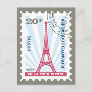 Carte Postale Tour Eiffel