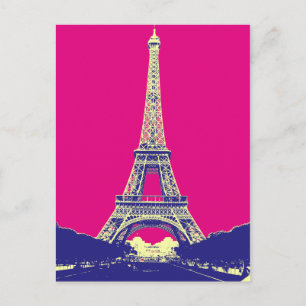 Carte Postale Tour Eiffel 2