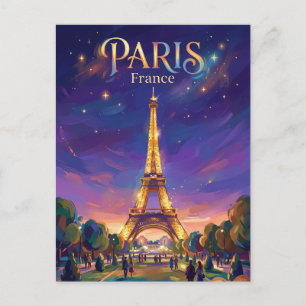 Carte Postale Tour Eiffel France