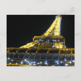 Carte Postale Tour Eiffel la nuit