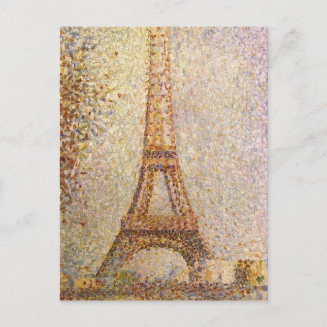 Carte Postale Tour Eiffel par Georges Seurat (Devant)