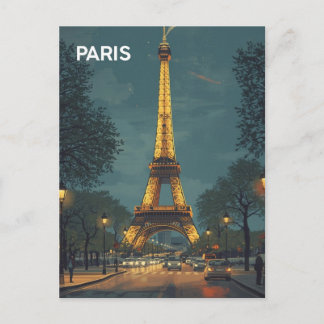 Carte Postale Tour Eiffel Paris