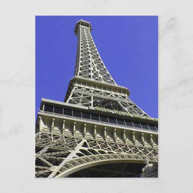 Carte Postale Tour Eiffel Paris (Devant)