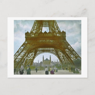 Carte Postale Tour Eiffel Paris 1900 Exposition Universelle