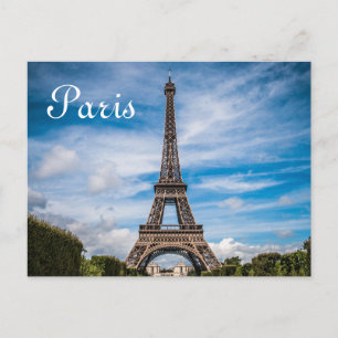 Carte Postale Tour Eiffel Paris Europe Travel
