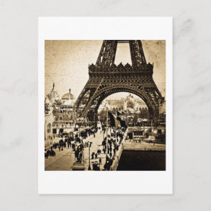 Carte Postale Tour Eiffel Paris Exposition Universelle