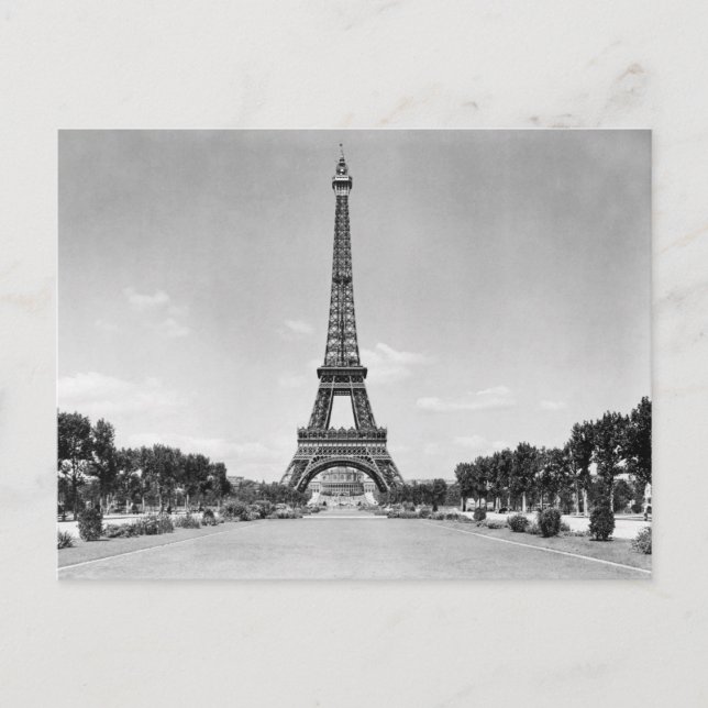 Carte Postale Tour Eiffel, Paris France 1909 (Devant)