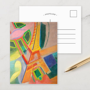 Carte Postale Tour Eiffel   Robert Delaunay