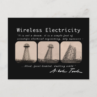 Carte Postale Tour Nikola Tesla
