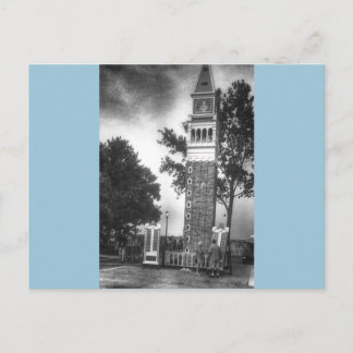 Carte Postale Tour Noir Et Blanc