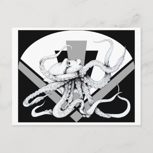 Carte postale Tour Octopus de ZNDC Studio (Devant)