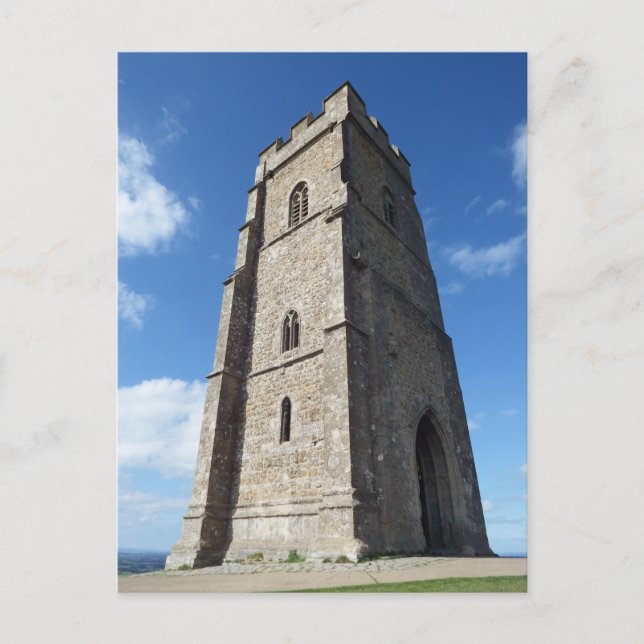 Carte postale Tour Tor Glastonbury (Devant)