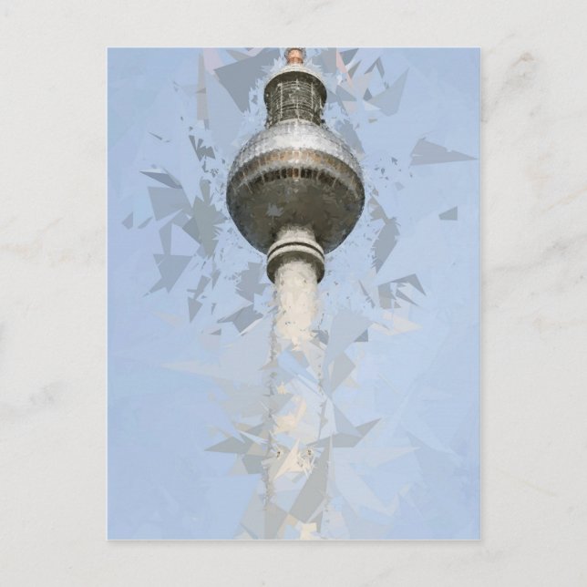 Carte Postale Tour TV Berlin (Devant)