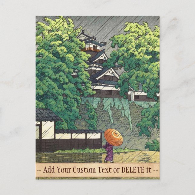 Carte Postale Tour Udo, Château de Kumamoto (Kumamoto-jô Udoyagu (Devant)