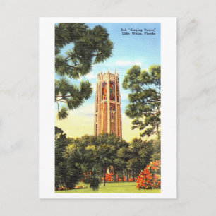 Carte Postale Tour vintage de Bok Singing, Lake Wales, Floride,