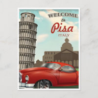 Tour Vintage voyage de Pise Italie