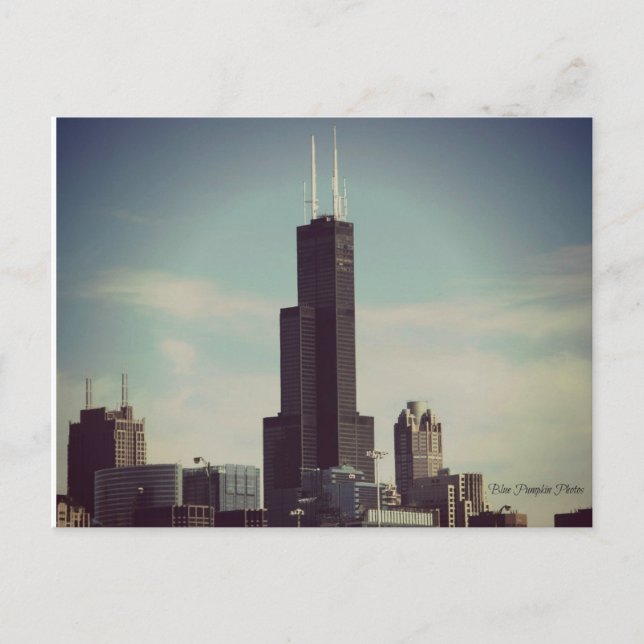 Carte Postale Tour Willis Chicago (Devant)