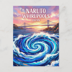 Carte Postale Tourbillons de Naruto Japon