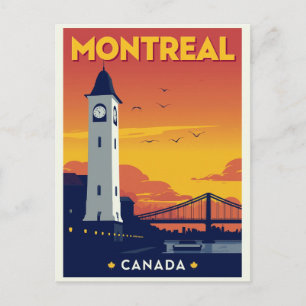 Carte Postale Tourisme Vintage de la Tour de l'Horloge de Montré