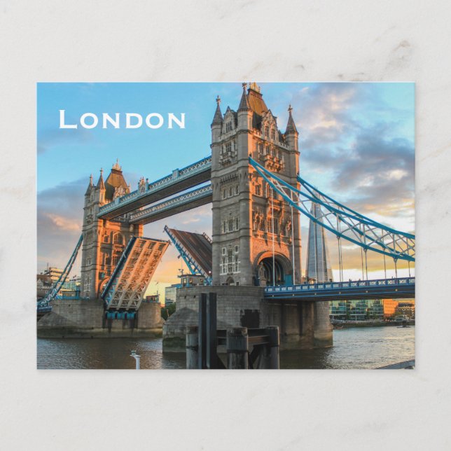 Carte Postale Tourisme vintage de Londres (Devant)