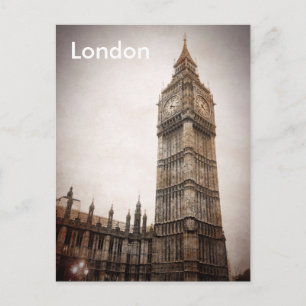 Carte Postale Tourisme vintage de Londres
